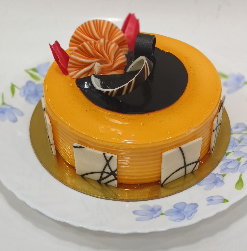 ORANGE CANDY CHOCO CAKE 1 KG